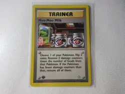 Moo-Moo Milk 1st Edition Neo Genesis Pokemon Card LP - Image 1