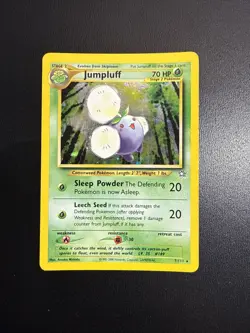 FREE SHIPPING Pokemon TCG Jumpluff Neo Genesis Holo Card 7/111 Unlimited Rare MP - Image 1