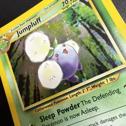 FREE SHIPPING Pokemon TCG Jumpluff Neo Genesis Holo Card 7/111 Unlimited Rare MP - Image 3