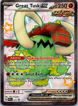 Great Tusk ex - 072 - SV: Scarlet & Violet Promo Cards Holo - Image 1