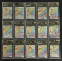 15 Lot OCD 10 Pokemon TCG Chinese Card HR Holo Graded aerodactyl Duraludon SQ - Image 1