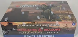 MTG MAGIC COMMANDERS LEGENDS D&D BATTLE FOR BALDUR’S GATE BOOSTER BOX - Image 1