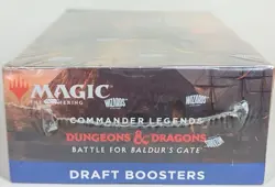 MTG MAGIC COMMANDERS LEGENDS D&D BATTLE FOR BALDUR’S GATE BOOSTER BOX - Image 3