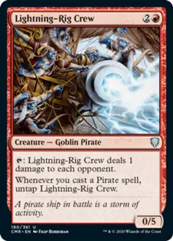 4x Lightning-Rig Crew - Commander Legends Playset MTG - Image 1
