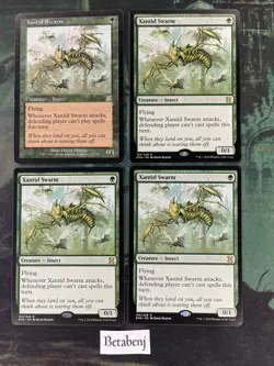4x MTG Xantid Swarm - (3x Eternal Masters (EMA), 1x Scourge (SCG)) (Playset) - Image 1