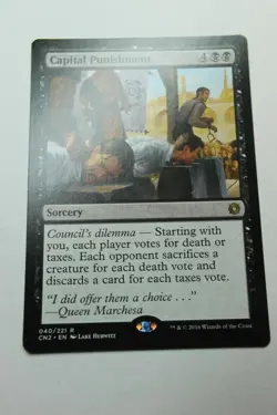 MTG Capital Punishment x1- -Conspiracy: Take the Crown-Lightly Played - Image 1