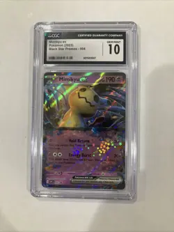 2023 Pokemon Mimikyu ex #004 - SV Black Star Promo - CGC 10 Gem Mint - Image 1