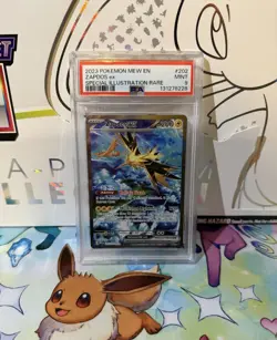Pokemon TCG Zapdos EX 202/165 Special Illustration Rare Holo 151 English PSA 9 - Image 1