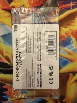 Sealed Pokemon Center Exclusive Promo Team Rocket’s Tyranitar 96/182 - Image 2
