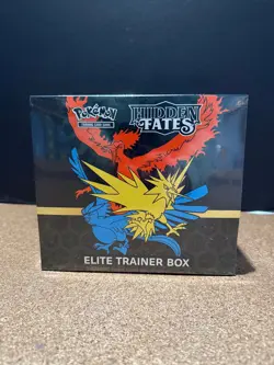 POKEMON TCG HIDDEN FATES FACTORY SEALED ELITE TRAINER BOX ETB - Image 1