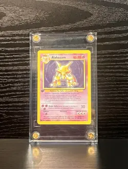 Pokemon Alakazam 1/102 Base Set 1st. Edition Holo - Image 1