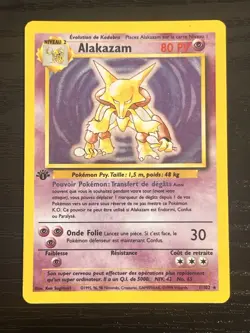 Pokemon Alakazam 1/102 Base Set 1st. Edition Holo - Image 2