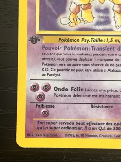 Pokemon Alakazam 1/102 Base Set 1st. Edition Holo - Image 5