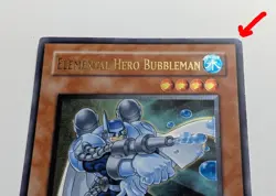 Yu-Gi-Oh! Elemental Hero Bubbleman CRV-EN014 Ultimate Rare 1st Edition - Image 3