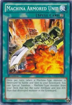 Machina Armored Unit - SDCR-EN028 - Common - 1st Edition - Lightly Played - Image 1