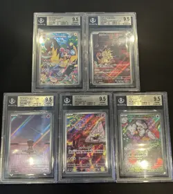 BGS 9.5 Pokemon Card 151 Japanese Ar Art Rare 5Card Set BULK Holo - Image 1