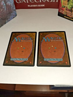 2 Vintage MTG Artist Ruth Thompson Autograph Cards/Abyssal Specter/Caribou Range - Image 2