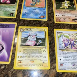 Vintage Bulk Base Cards Pokemon 66 Card Lot 1999-2000 Spanish And English Cards - Image 2