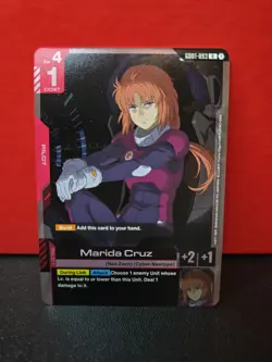 Marida CruzGundam Card Game . Newtype Rising Rare . GD01-093 - Image 2