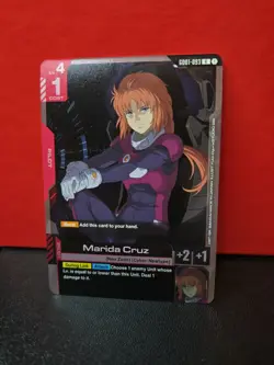 Marida CruzGundam Card Game . Newtype Rising Rare . GD01-093 - Image 3