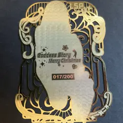 WES - Goddess Story Gold METAL Card - Serial Number #017/200! Marin Feet - Image 5