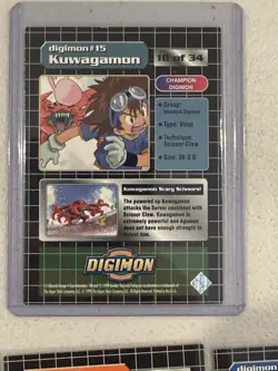 Vintage Digimon Cards Card Lot With CD And Holos - Image 5