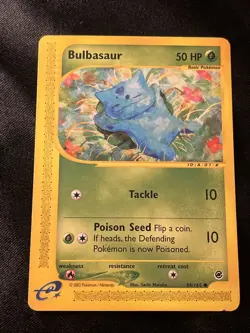 Pokemon TCG Card - Bulbasaur 94/165 Expedition Base Set Common LP Vintage Vtg - Image 1