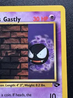 1st Edition Sabrina's Gastly 96/132 Gym Challenge Pokemon Card Rare LP - Image 4
