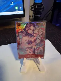 One Piece TCG Card Game Chinese Robin OP01-017 R Exclusive 1st Anniversary Alt - Image 1