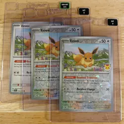 2025 Pokemon Day 3x Eevee Prismatic Promo 074/131 Taby CardT MINT 9 MT 9 NM 8.5 - Image 1