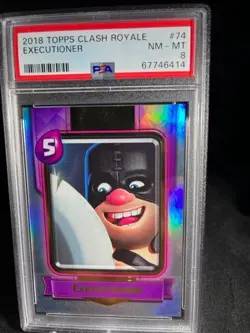 2018 Topps Clash Royale EPIC Card Executioner PSA 8 Free Ship - Image 1