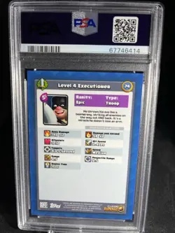 2018 Topps Clash Royale EPIC Card Executioner PSA 8 Free Ship - Image 2