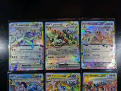 Tera Pokemon Ultra Rare ONLY Rainbow Borders Lot of 9 NM Cards - Image 2