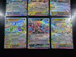 Tera Pokemon Ultra Rare ONLY Rainbow Borders Lot of 9 NM Cards - Image 4