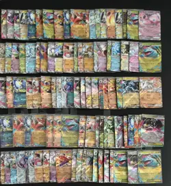 Pokemon Bulk Lot of 100 ex RR Double Rare Set Japanese Card TCG Mew #28 SQ - Image 1