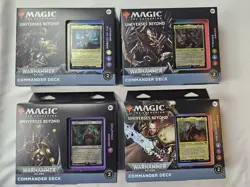 Warhammer 40,000 MtG Universes Beyond 4 Decks - Image 1