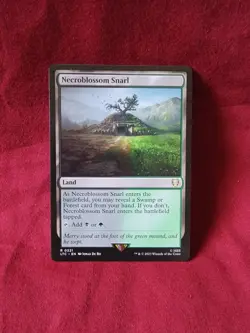 Magic the Gathering Necroblossom Snarl Lord of the Rings Commander MTG Free Ship - Image 1