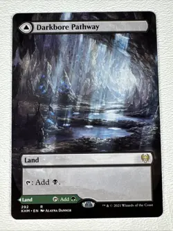 Darkbore | Slitherbore Pathway - (Borderless) Regular Rare #292 Kaldheim MTG - Image 1