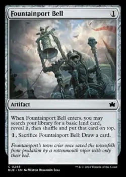 FOUNTAINPORT BELL X4 (ONE IS FOIL!) *BLOOMBURROW* - Image 1