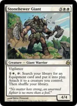 MTG Stonehewer Giant, Light Play, English Morningtide - Image 1