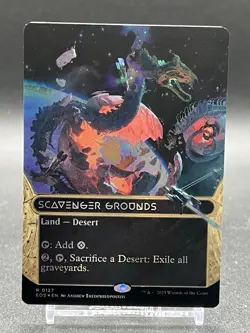 MTG -Scavenger Grounds (0127) - Galaxy Foil Borderless MTG Edge of Eternities NM - Image 1