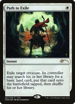 Path to Exile FOIL NM #7 FNM Promo MTG - Image 1