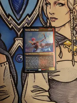 1x Neera, Wild Mage Etched FOIL - NM/M CLB MTG Magic - Image 1
