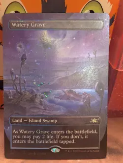 Watery Grave (Borderless) (Galaxy Foil) Unfinity Foil - Image 1