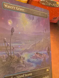 Watery Grave (Borderless) (Galaxy Foil) Unfinity Foil - Image 2