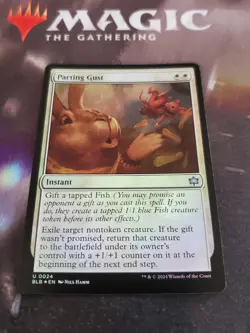 Mtg. Parting Gust. Foil. Bloomburrow. Pack Fresh - Image 1