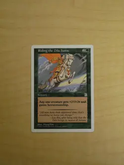 Magic the Gathering: Riding the Dilu Horse - Portal Three Kingdoms (EX+) - Image 1