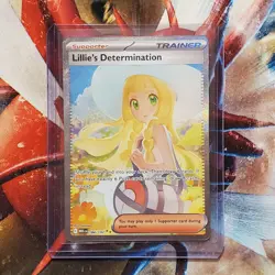 Lillie's Determination - 184/132 - SIR - Mega Evolution - Pokemon Card Lot #809 - Image 1