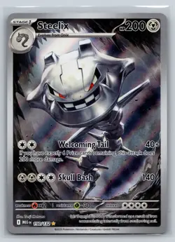 Pokemon Me01 Mega Evolution - Steelix 150/132 Illustration Rare - Image 1