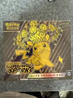 Surging Sparks Elite Trainer Box ETB - Factory Sealed - Pokemon Scarlet & Violet - Image 1